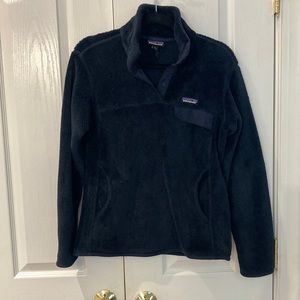 Patagonia Re-Tool Snap-T Fleece Pullover. Navy. Size M